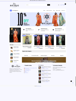 .Project Name : New Boutique.